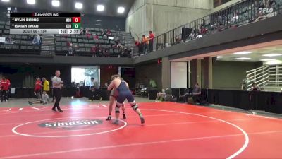 184 lbs Quarterfinal - Isaiah Twait, Corban University vs Rylin Burns, Montana State-Northern