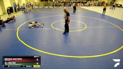 60 lbs Quarterfinals (8 Team) - Eli Nielsen, LSH (LeSueur/Henderson) vs Brooks Knutson, K-M