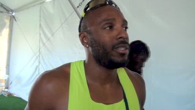 Angelo Taylor age 36 injured in 400 at 2015 USATF Championships