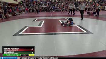 J-7 lbs Semifinal - Abigail Peterson, Big Game Wrestling Club vs Logan Gass, Moen Wrestling Academy