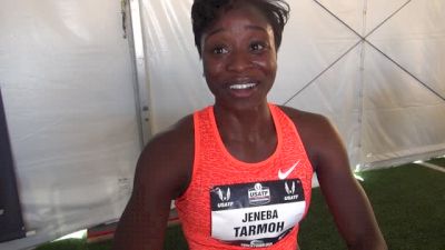 Jeneba Tarmoh focused at 2015 USAs