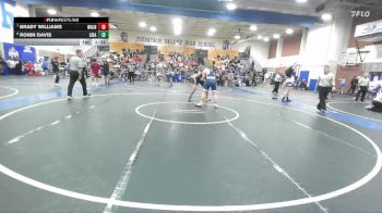 190 lbs Semifinal - Ronin Davis, Liberty (Bakersfield) vs Brady Williams, Walnut