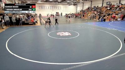 125 lbs Cons. Round 2 - Keegen Dresslar, Marian University (IN) vs Kiernan Magee, Baldwin Wallace