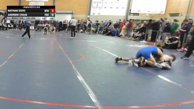 138 lbs Consi Of 16 #2 - Nathan Soto, North Providence vs Andrew Craig, Portsmouth