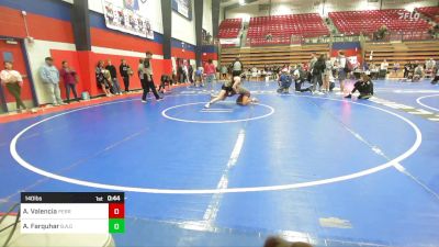 140 lbs 3rd Place - Alexi Valencia, Perry Girls Wrestling Club vs Addison Farquhar, Broken Arrow Girls