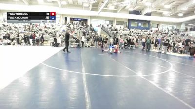 113 lbs Cons. Semi - Gavyn DeCol, Uintah Wrestling vs Jack Holman, JWC