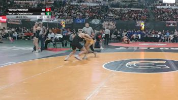 AA - 138 lbs Semifinal - Riley Youngblood, Missoula Big Sky / Loyola Sacred Heart vs Kona Fandrich, Billings Senior High School