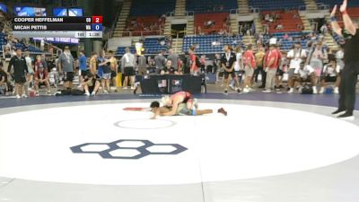 100 lbs Cons. Sub-rd Of 32 - Cooper Heffelman, Colorado vs Micah Pettis, Washington