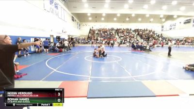 106 lbs Champ. Round 2 - Roman Hanes, La Quinta High School vs Nodin Verdugo, Friendly Hills Wrestling Club