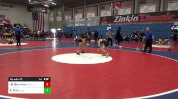 106 lbs Round Of 16 - Nathaniel Granados, Merced vs Alijah Ortiz, Clovis North