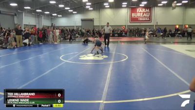 56 lbs Cons. Round 1 - Legend Wade, Richlands Wrestling Club vs Ted Hillanbrand, Smithfield Wrestling