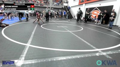 54 lbs Consolation - Autumn Brigge, Mojo Grappling Academy vs Dylan Harris, HURRICANE WRESTLING ACADEMY