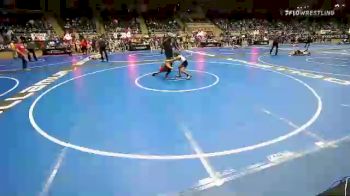 75 lbs 1/4 Finals - Justice Davis, Lady Outlaw Wrestling Academy vs Sky Ramos, Sunkist Kids Monster Garage