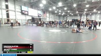 110 lbs Cons. Round 2 - Grayson Slatter, Mt Spokane WC vs Beckett Juarez, Big Cat WC