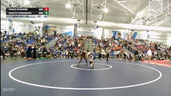 125 lbs 3rd Place Match - Peace Nyakume, Wichita Heights vs Evelyn Thornburg, Manhattan