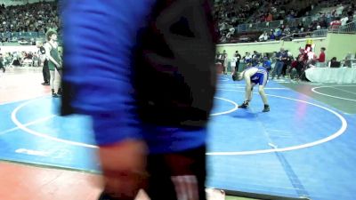 110 lbs Round Of 64 - Stryker Keeton, Hennessey Eagles Jr High vs Leo Husky, Norman North