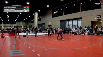 155 lbs Round 2 (4 Team) - Mattie Mendoza, AR-15 Pink vs Sariah Franco, TWA#2