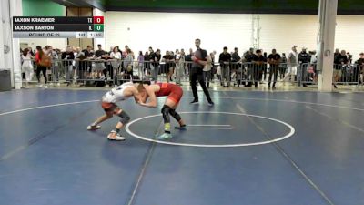 100 lbs Round Of 32 - Jaxon Kraemer, TX vs Jaxson Barton, IL