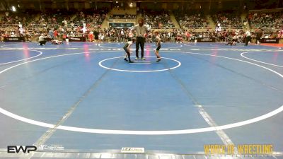 43 lbs Quarterfinal - Koen Robinson, Shootbox Wrestling Club vs Attikus Tucker, Hobbs Elite