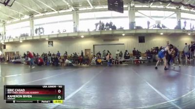 182 lbs Cons. Round 4 - Eric Casad, Red Cobra Wrestling Academy vs Kameron Biven, Indiana