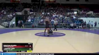 149 lbs Champ. Round 1 - Kristian Rumph, Wartburg College vs Landon Card, Cornell College