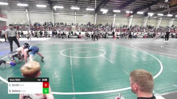 90 lbs Consolation - Carson Smith, Badlands WC vs Sonny Solano, Duran Elite