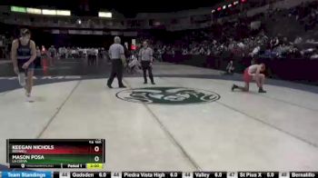 5A 160 lbs Champ. Round 1 - Mason Posa, La Cueva vs Keegan Nichols, Roswell