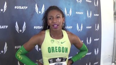 Jasmine Todd moving on in the 100, talks about disappointing NCAA performance