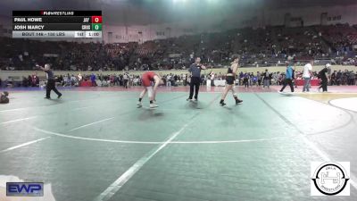 150 lbs Consi Of 32 #1 - Paul Howe, Jay Junior High vs Josh Marcy, Crossings Christian School