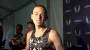 Galen Rupp speaks to media after USA 10K victory