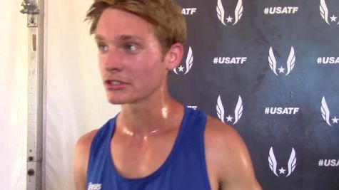 Andrew Hunter after 1500m Prelim