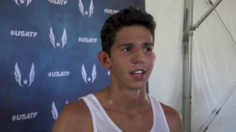 Grant Fisher after 1500 Jr prelims