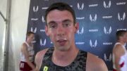 Blake Haney after 1500 Jr prelims