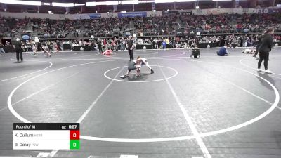 60 lbs Round Of 16 - Karik Cullum, Herrin Jr WC vs Beckett Golay, Proving Grounds Wrestling