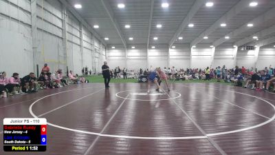 110 lbs Gabrielle Ruedy, New Jersey vs Liza Krueger, South Dakota