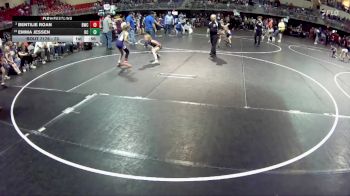 73 lbs Cons. Round 4 - Bentilie Roan, Blair Wrestling Club vs Emma Jessen, Battle Creek
