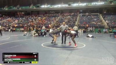 4A 285 lbs Champ. Round 1 - Taevion Cox, New Bern vs Nathan Sanders, South Iredell