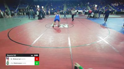 285 lbs Round Of 32 - Samuel Makarian, Newton South vs Hayden Robinson, Raymond Rams