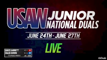 126 7th Place Match Caleb Bowie (North Carolina) vs. Lance Jarrett (Nebraska 2)