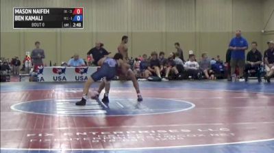 106 f, Ben Kamali, Michigan 1 vs Mason Naifeh, Oklahoma