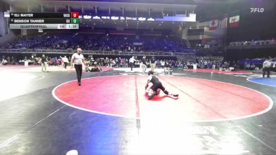 106 lbs Quarterfinal - Eli Mayer, Vacaville vs Benson Tanner, Del Oro