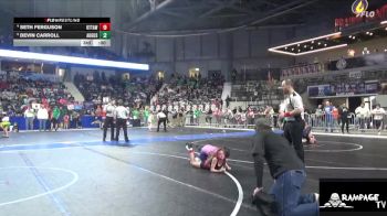 80 lbs Quarterfinal - Blythe Koslowsky, Bulldog vs Jordyn Monroe, Topeka Blue Thunder