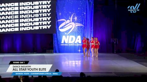 Dance Industry - All Star Youth Elite [2025 Youth - Contemporary/Lyrical - Small Day 1] 2025 NDA All-Star National Championship
