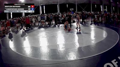 190 lbs Champ. Round 1 - Braylon Maynard, Southport Wrestling Club vs Christopher Soeder, Seasons Freestyle Club