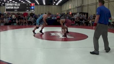 285lbs Finals Carter Isley (Iowa) vs. Jeffrey Velez (New Jersey)