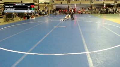55 lbs Quarterfinals (8 Team) - Wyatt Ebnet, Holdingford vs Dane Fier, Minneota