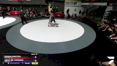 165 lbs Round 3 (16 Team) - Damian Montoya, CVWA-FR vs Diego Del Manzano, TCWA-FR