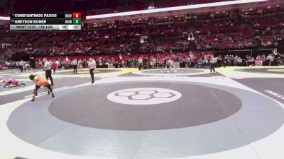 106 lbs 3rd Place Match - Constantinos Paxos, Hoover vs Greyson Boner, Harrison