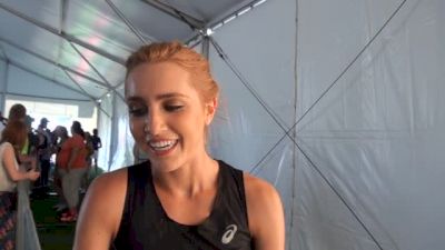 Hannah Fields gets tripped up in 1500 prelims at USATF Champs