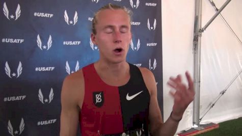 Evan Jager doesn't look at the steeple final as a guaranteed win
